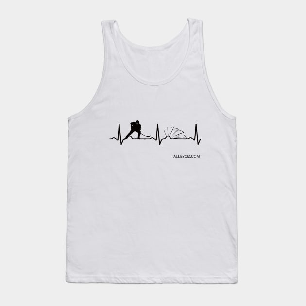 Hockey Romance Lover Tank Top by Alley Ciz